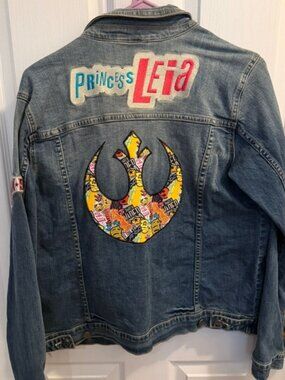 NWT! NEVER opened! Her Universe Princess Leia Star Wars Denim Jacket! 30W! 6X!